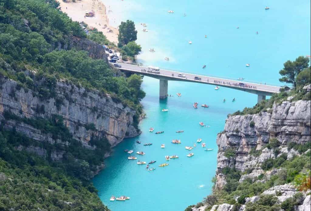 Gorges du Verdon, France is one of the best day trips from Aix-en-Provence