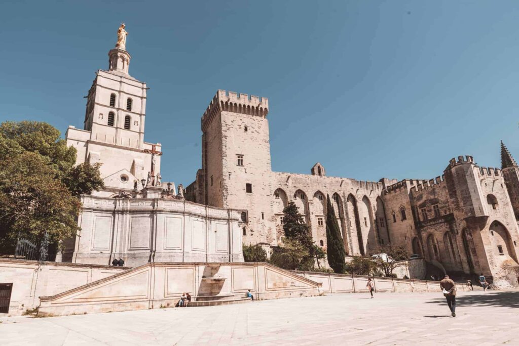 Palais des papes à Avignon, France