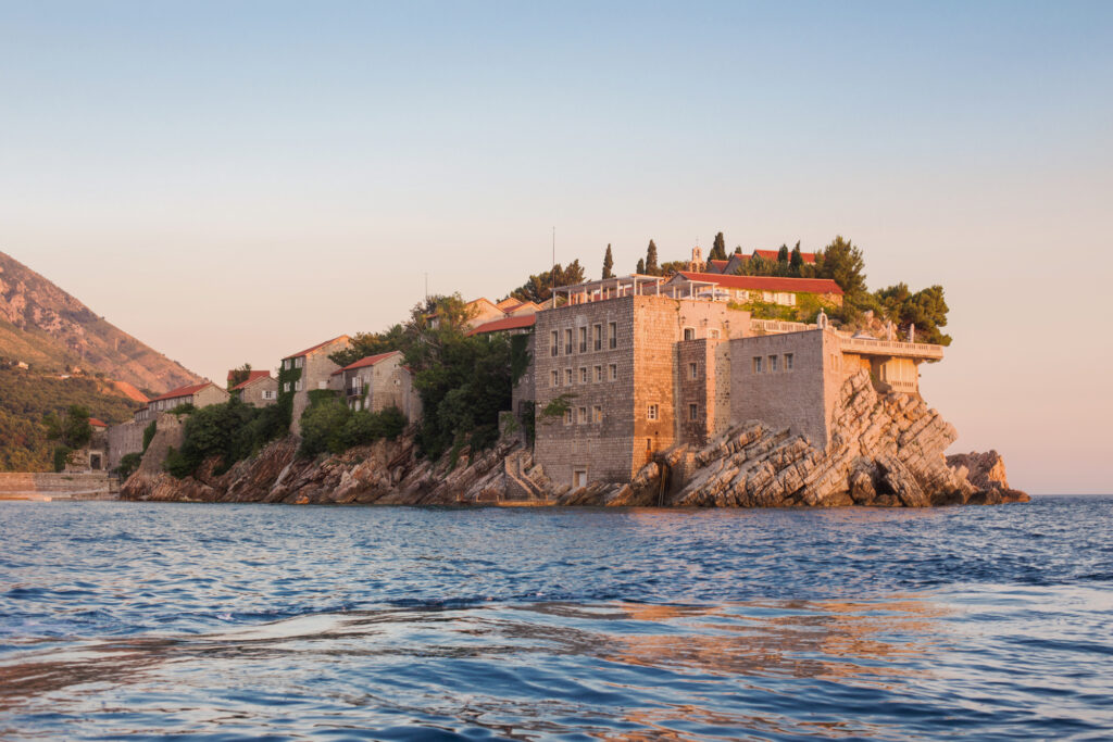 Budva, Montenegro is one of the best places to visit in August in Europe