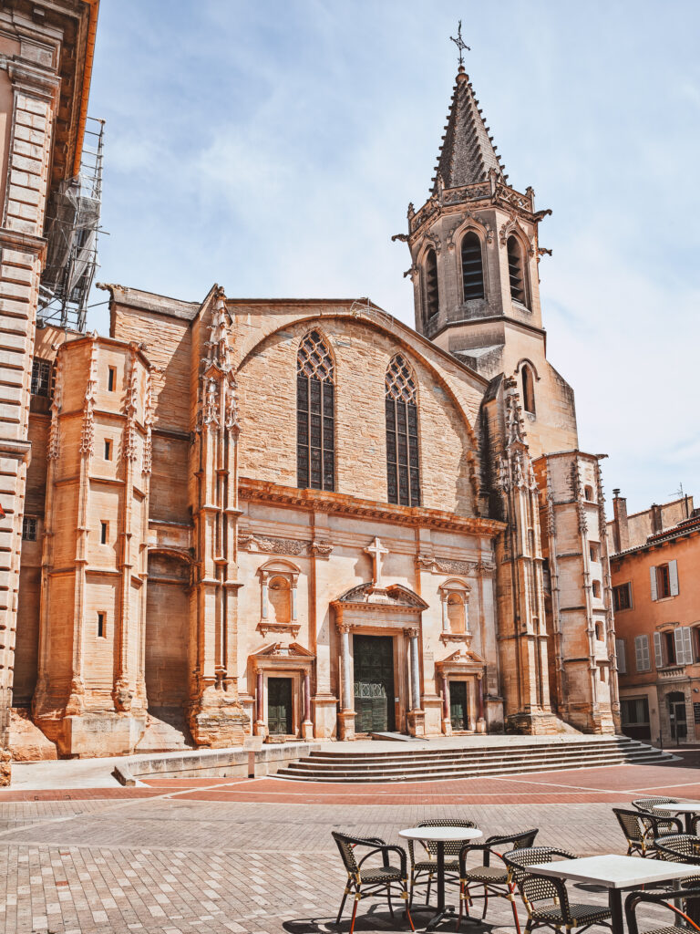 The town of Carpentras in Provence, France