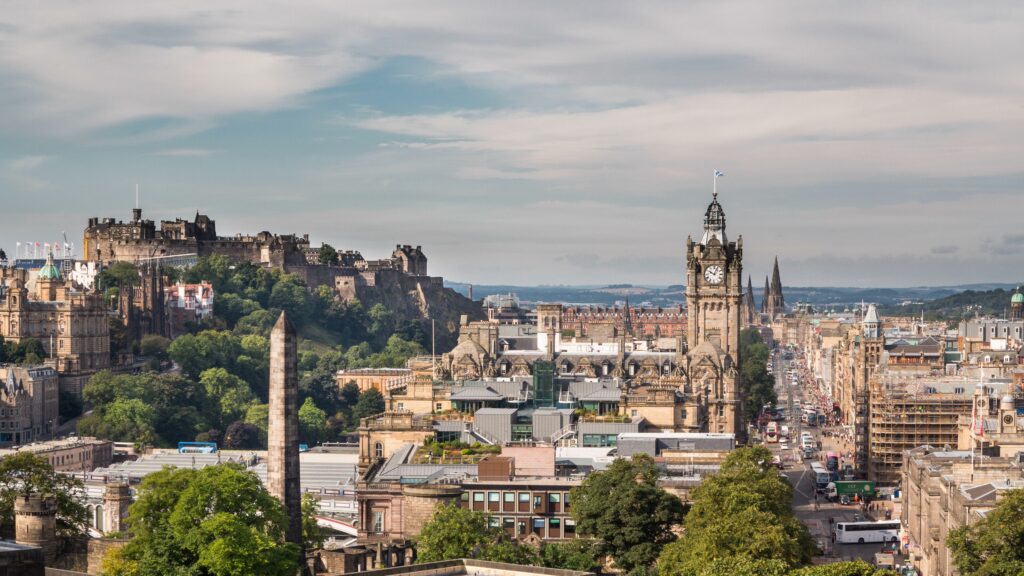 Edinburgh, Scotland is one of the best European cities to visit in August