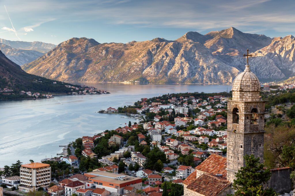 Kotor in Montenegro is one of the best places to visit in Europe in July