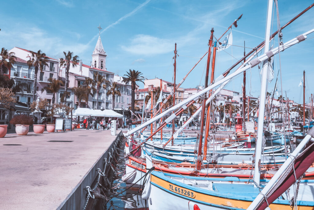 Sanary-sur-Mer town in Provence, France