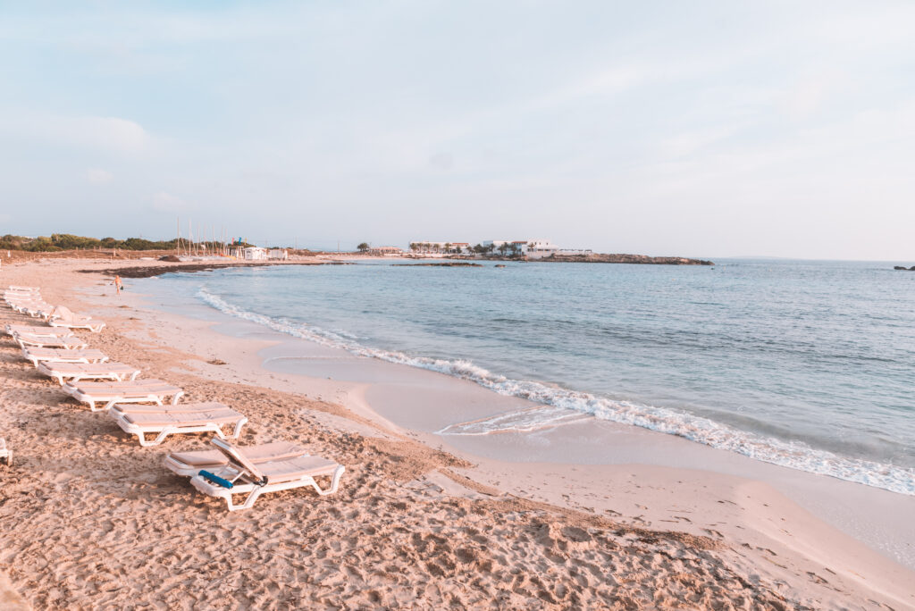 Platja Es Pujols, Formentera Beach in Spain
