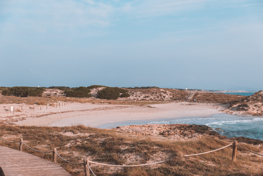 Trucadors Beach in Formentera Spain