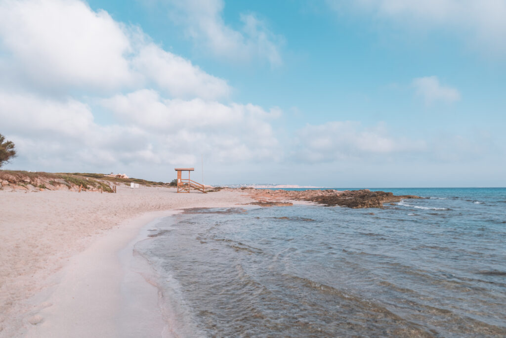 Ses Platjetes beach on the island of Formentera, Spain