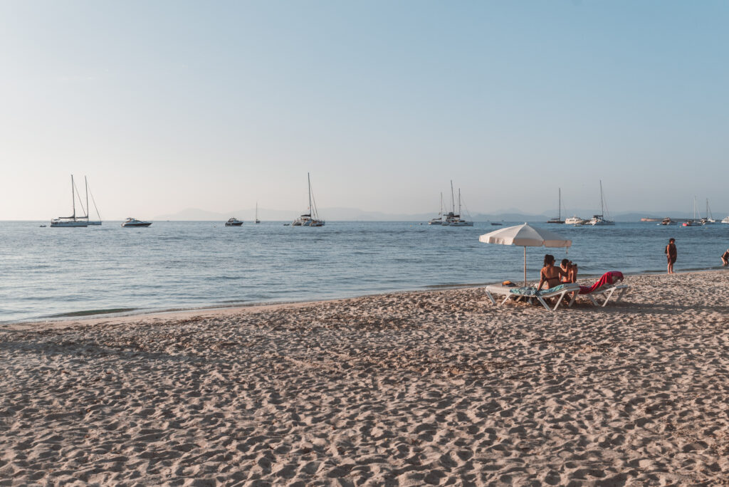 Es Cavall d'En Borras Beach in Formentera, Spain