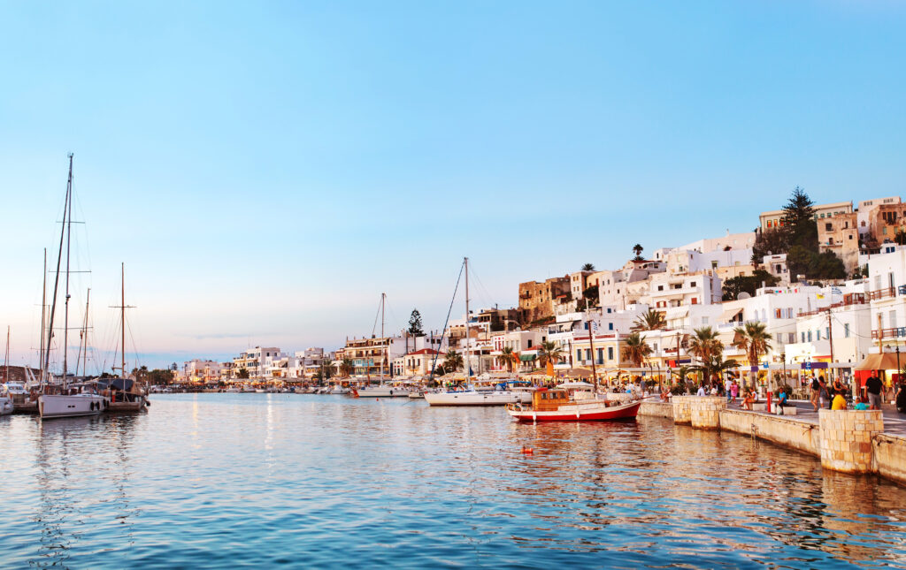 Naxos in Greece is a fabulous place to visit in Europe in July.