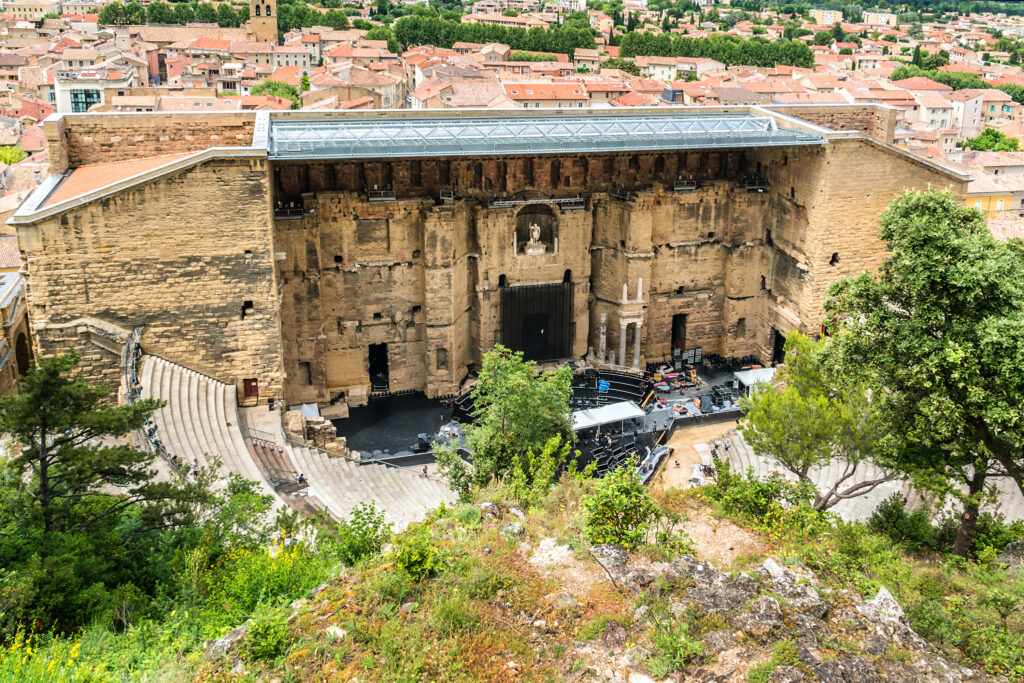 Ancient Roman Theatre of Orange. France.