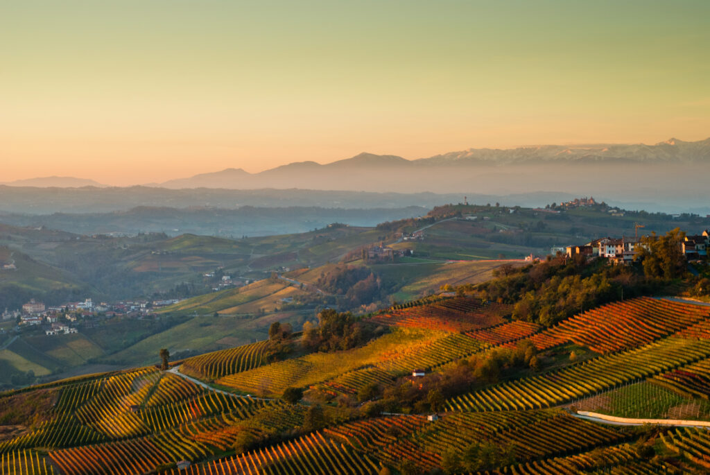 The Piedmont region of Italy is one of the best places to visit in Europe in October