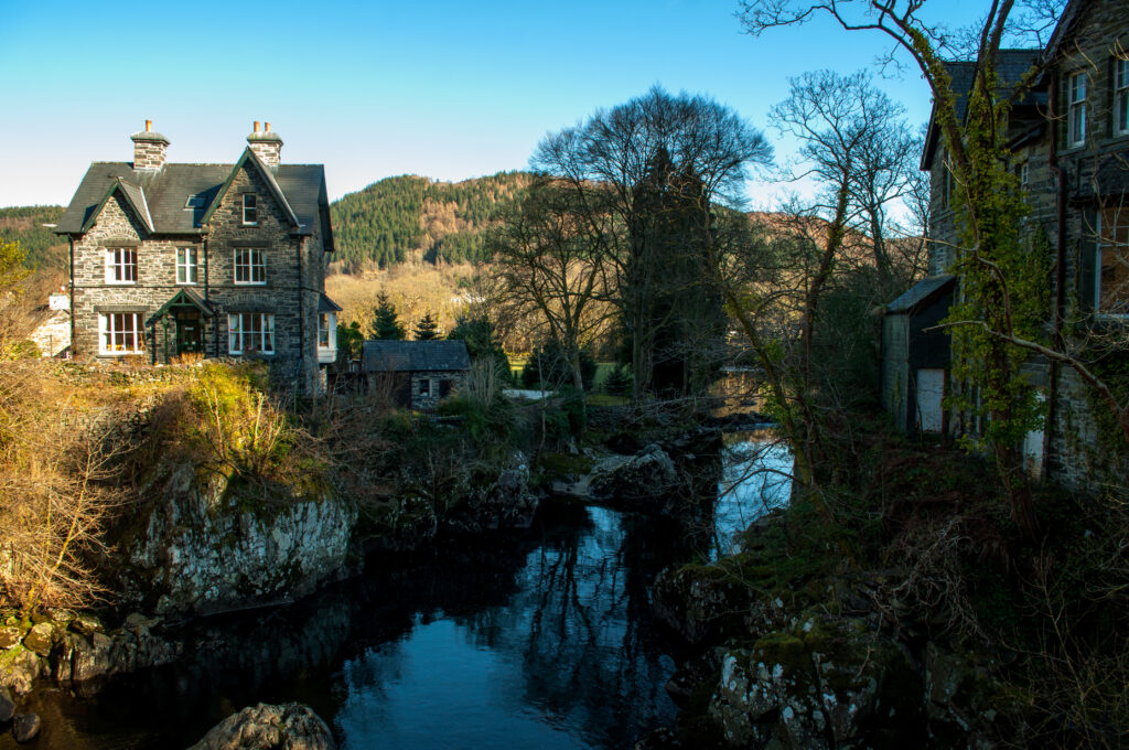 Betws y Coed is a charming little town to visit in Europe in November