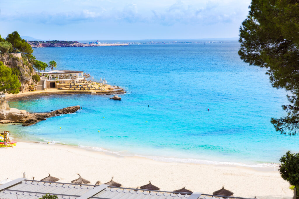 Playa de Illetas in Mallorca, Spain